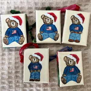 Cream Colorway Random Selection Santa Bears