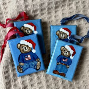 Blue Colorway Random Selection Santa Bears