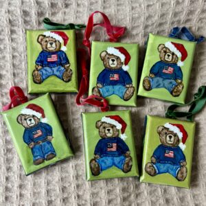 Green Colorway Random Selection Santa Bears