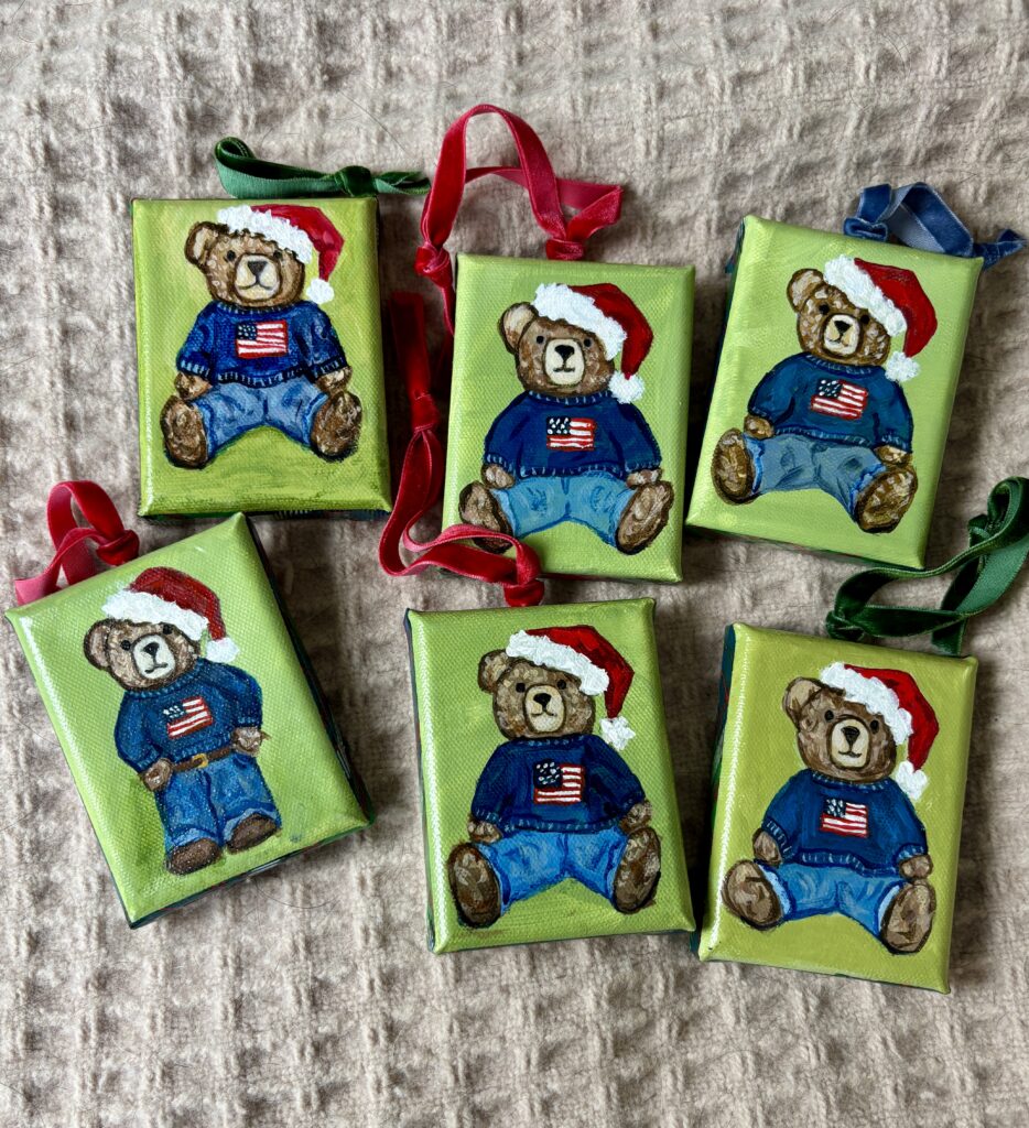 Green Colorway Random Selection Santa Bears