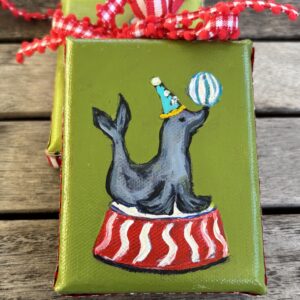 Circus Seal Ornament