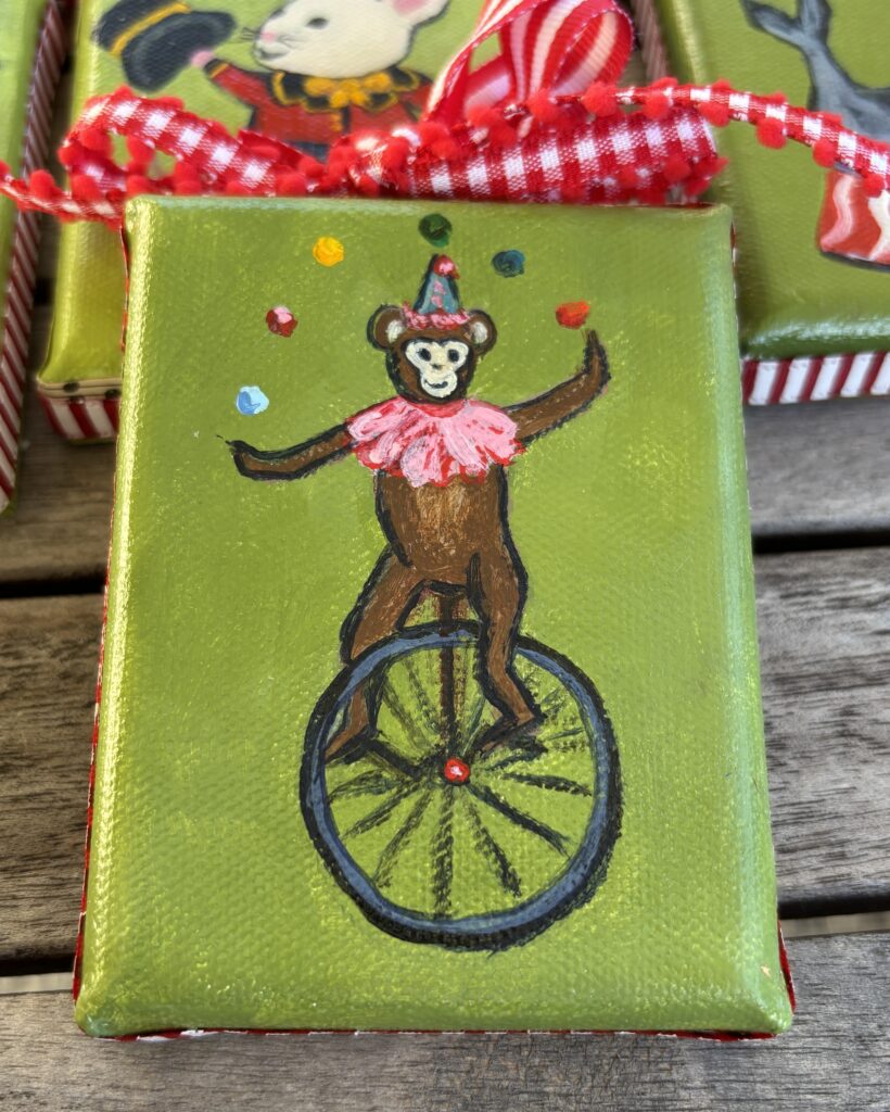 Circus Monkey Ornament