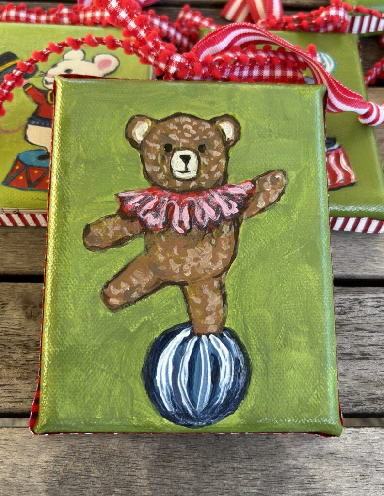 Circus Bear Ornament